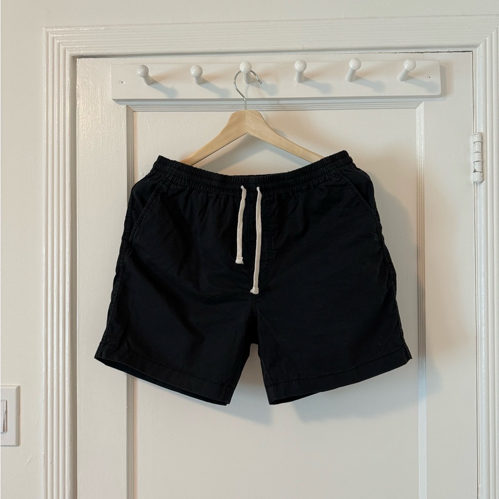 J. Crew Men’s Dock Shorts, Black, Medium